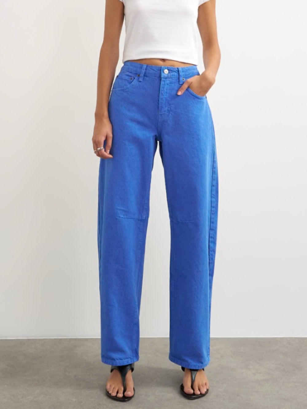 GAP Barrel High Rise Periwinkle Women’s 27/4 Jeans